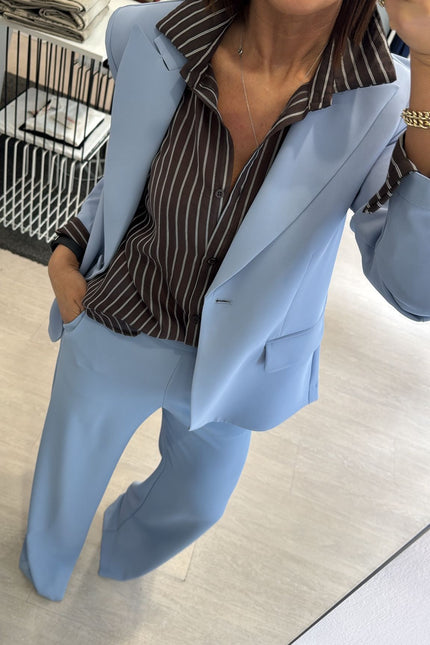 Camicia cioccolato oversize cc
