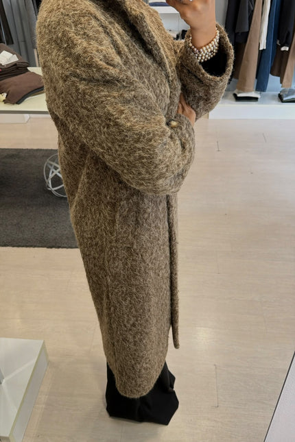 Cappotto Mid-Lenght Bouclè Ak