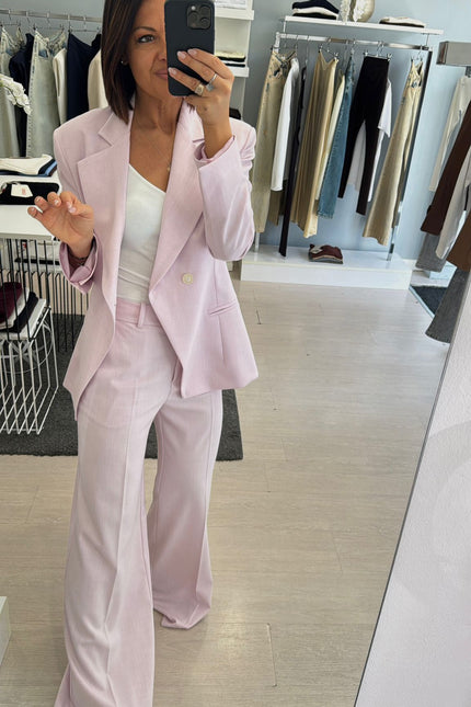 Pantalone completo melange rosa kk