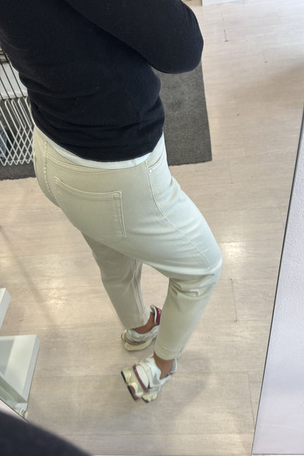 Denim slim fit sabbia