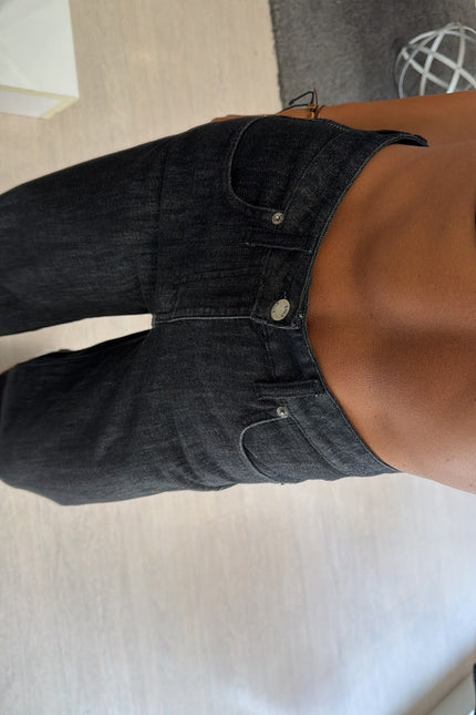 Jeans nero sfumato kk