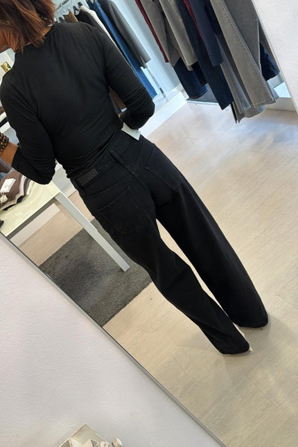 Jeans gamba dritta Nero Ic