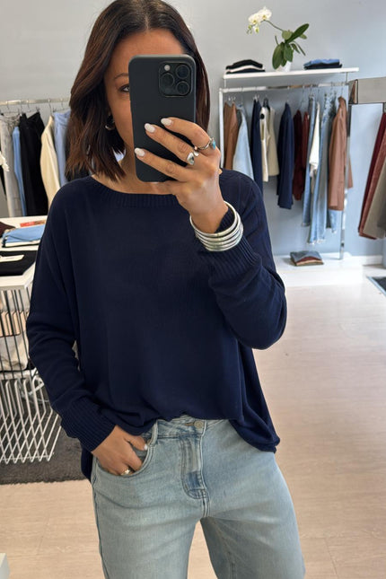 Scollo barca over blu