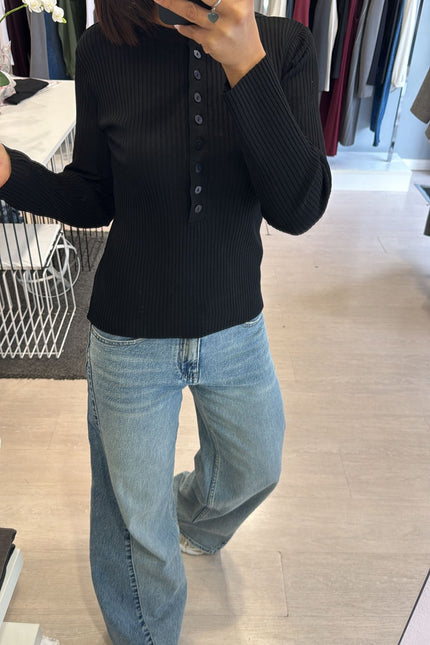 Girocollo serafino nero