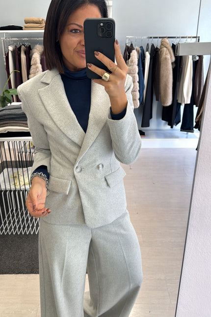 Giacca grigio melange