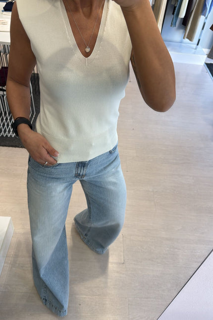 Gilet spalla imbottita burro