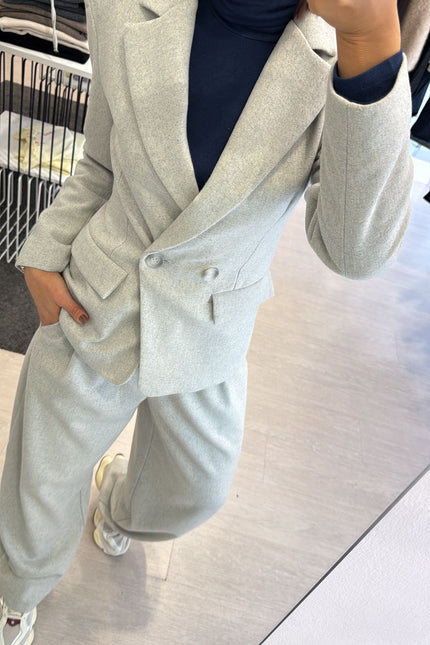 Giacca grigio melange