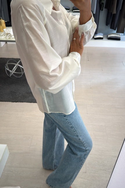 Camicia Lyocell latte ak