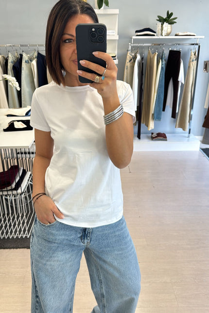 T-shirt regular bianca cc