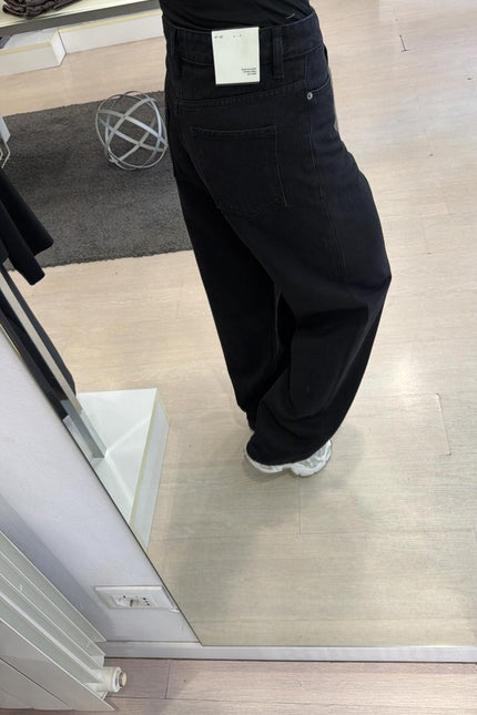 Jeans gamba dritta Nero Ic