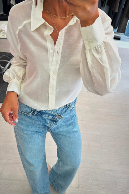 Camicia Lyocell latte ak