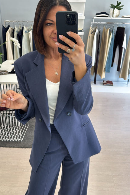 Giacca completo melange blue kk