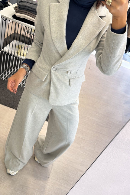 Giacca grigio melange