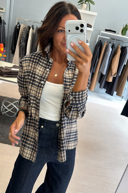 Camicia check blue cc