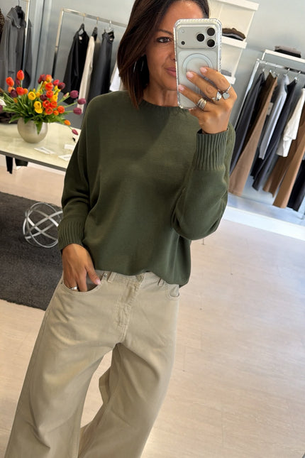 Girocollo khaki kn