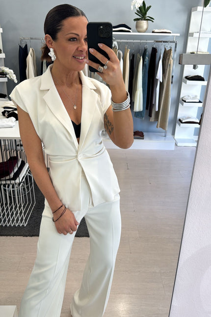 Pantalone completo bianco kk