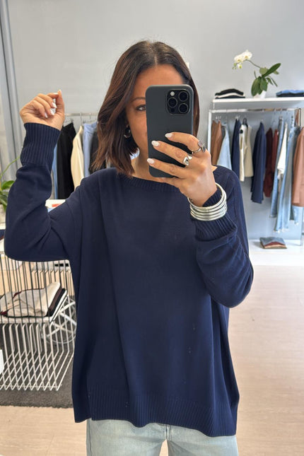 Scollo barca over blu