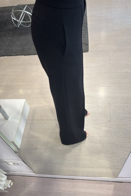 Pantalone completo punto milano nero kn