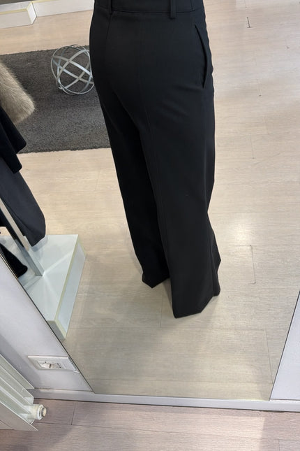 Pantalone wide-leg completo Nero Kn