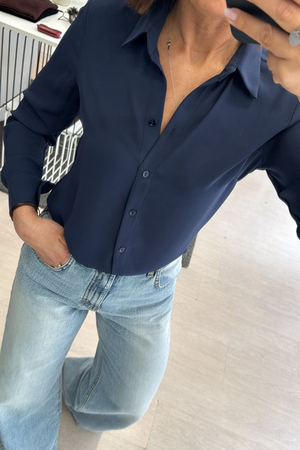 Camicia Atelier blu navy