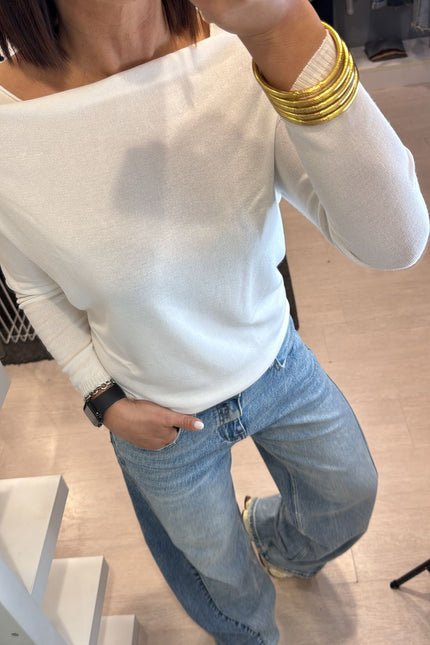 Maglia shiffer bianca