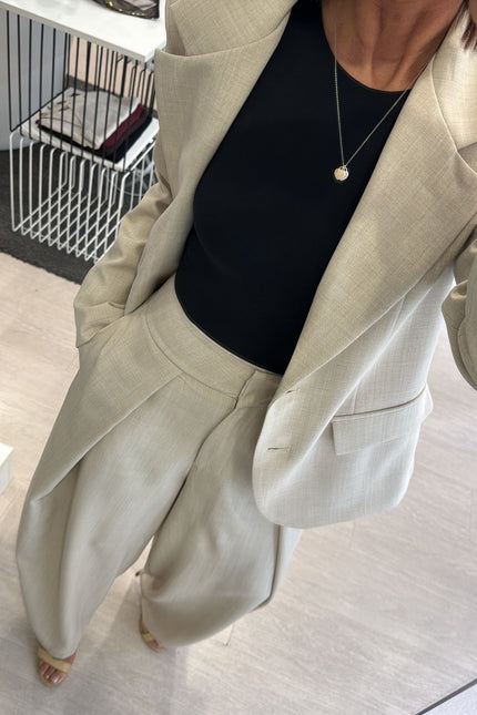 Pantalone completo sabbia