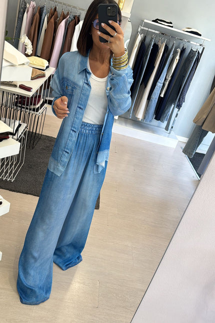 Camicia denim in chambray kk