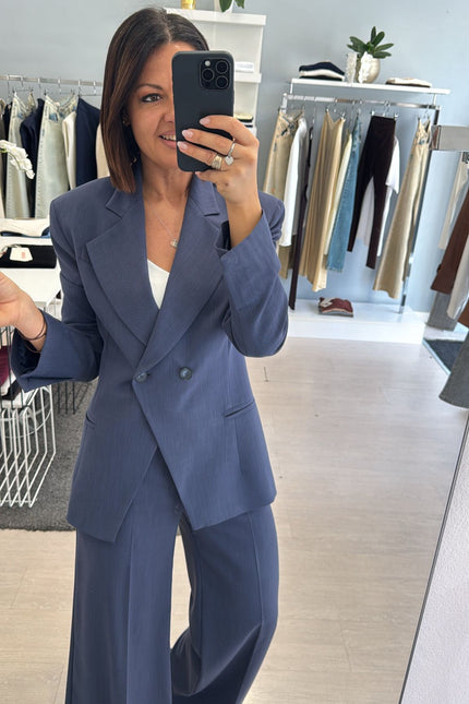 Giacca completo melange blue kk