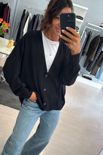 Cardigan over nero kn