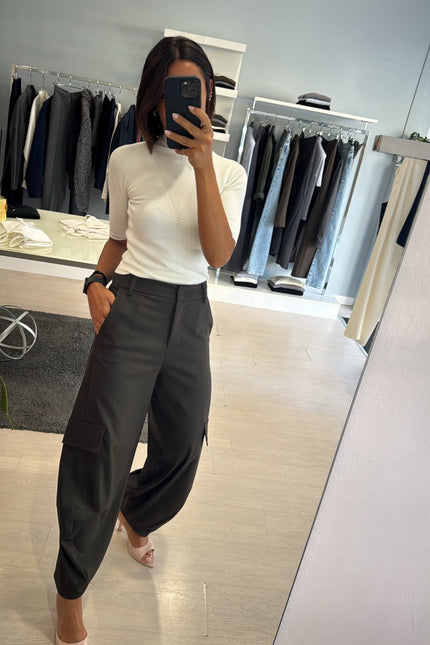 Pantalone cargo verde militare kn