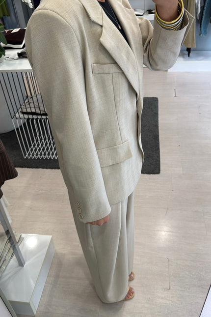 Giacca completo sabbia