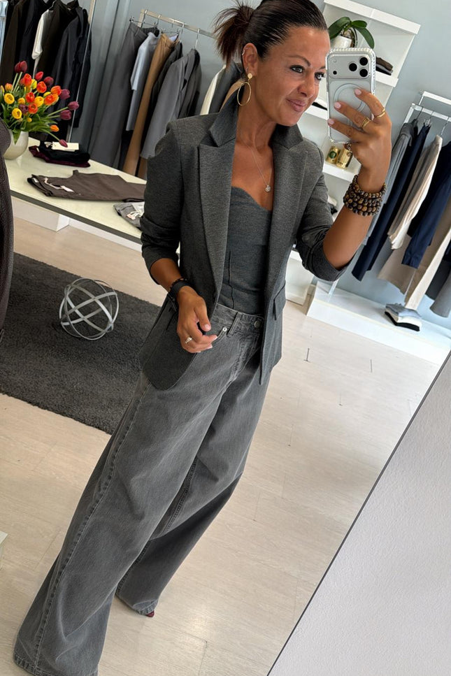 Jeans grigio palazzo kk