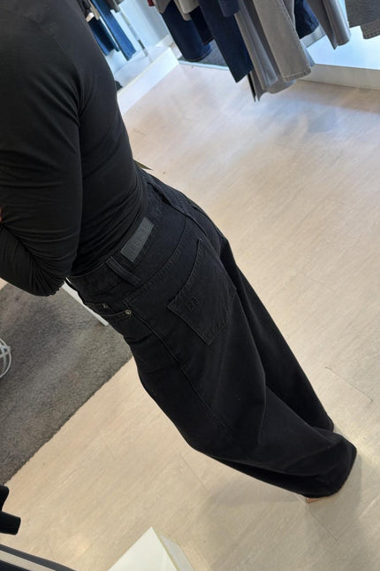Jeans gamba dritta Nero Ic
