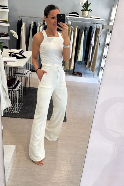Pantalone completo bianco kk
