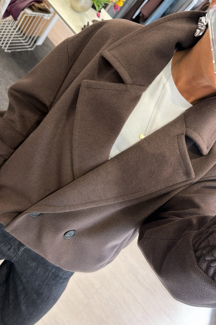 Cappotto bomber cioccolato kk