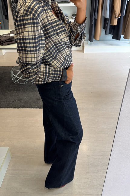 Camicia check blue cc