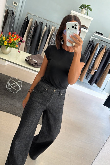 Jeans nero sfumato kk