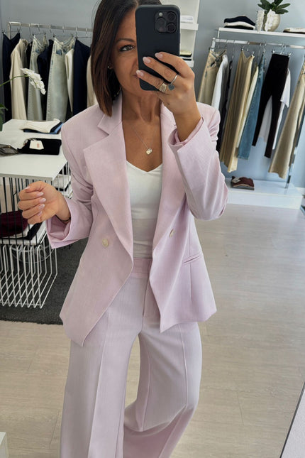 Pantalone completo melange rosa kk
