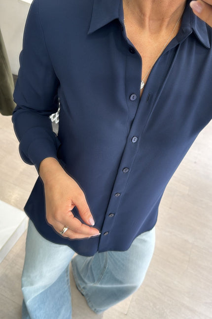 Camicia Atelier blu navy
