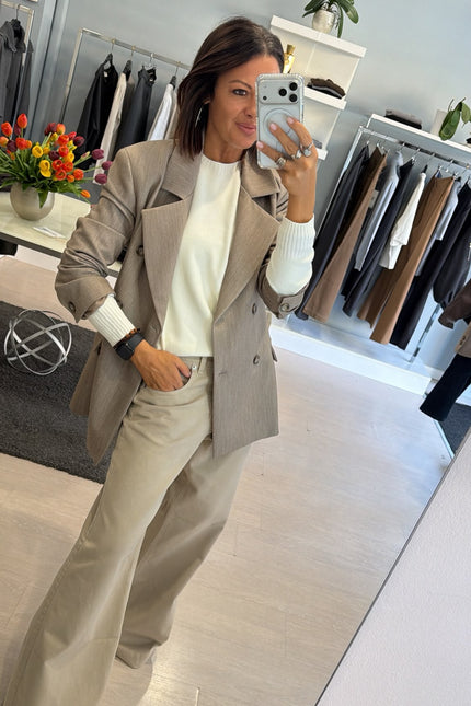 Girocollo bianco kn