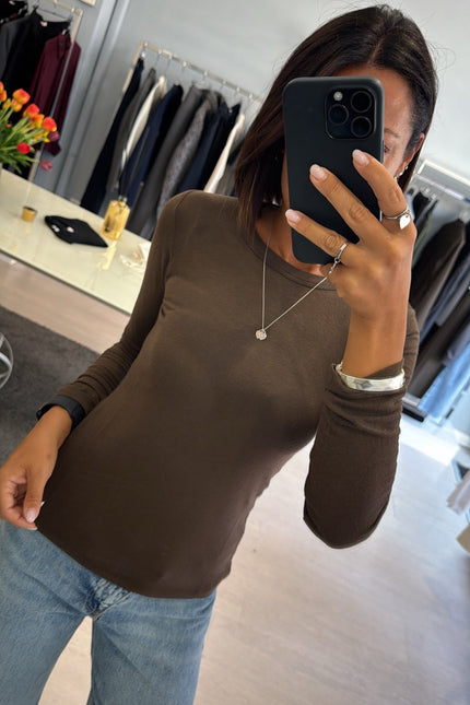 Maglia girocollo moka kn