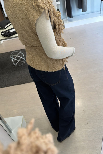 Smanicato bouclè beige kk