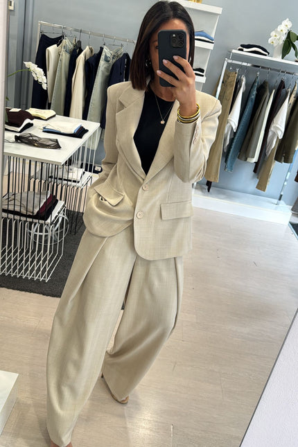 Giacca completo sabbia