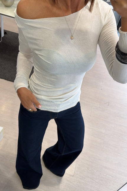 Maglia bianca fiammata kk