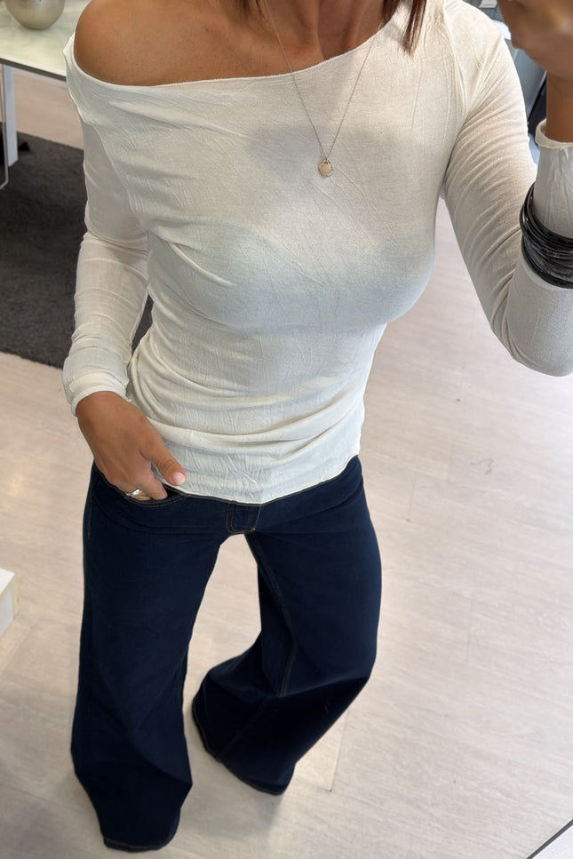 Maglia bianca fiammata kk