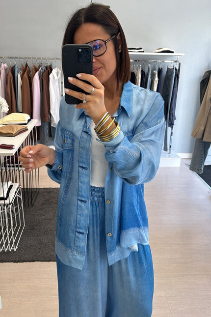 Camicia denim in chambray kk