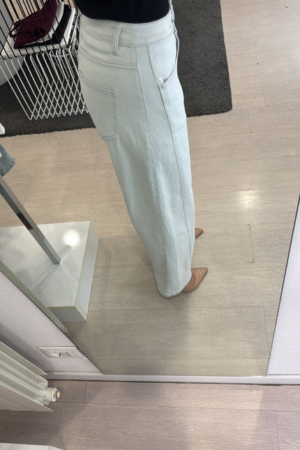 Jeans chiaro barrel