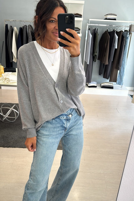 Cardigan over grigio kn