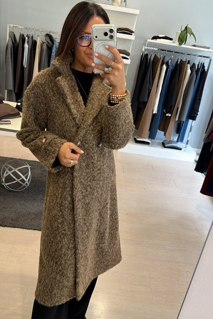 Cappotto Mid-Lenght Bouclè Ak