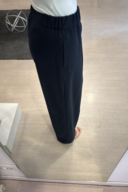 Pantalone completo gessato blue navy kn